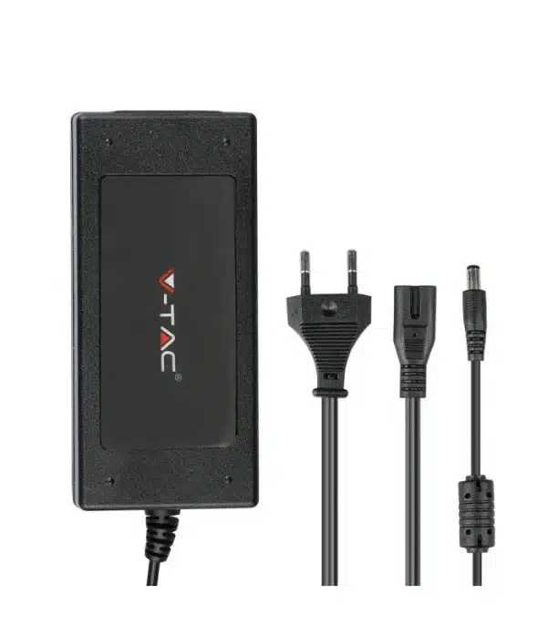 V-Tac 60W strømforsyning til LED strips – 12V DC, 5A, IP44 vådrum